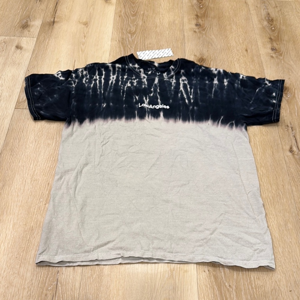 Urban Black and Gray Tie-Dye T-Shirt